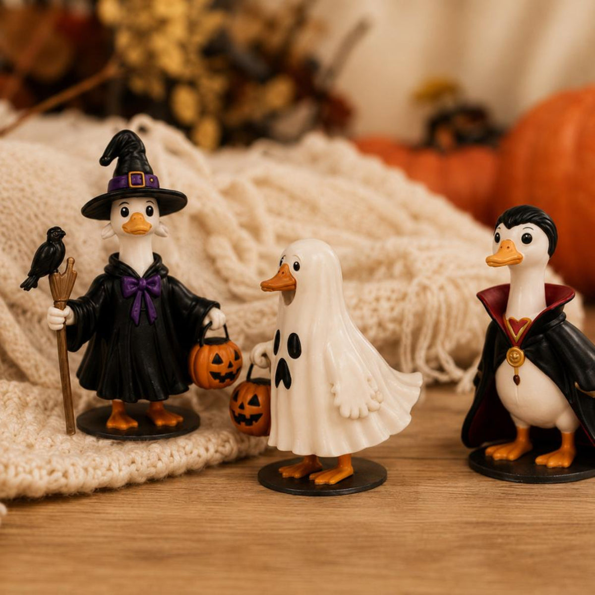 Halloween Advent Calendar, Little Reaper Duck Decor, 24 Costume Ducks, Acrylic Halloween Display, Spooky Home Decor, Halloween Gift, Mystery Box