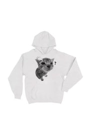 Cat and Dog Graphic Heavyweight Pullover Hoodie