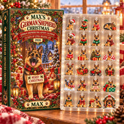 Personalized German Shepherd Advent Calendar 2026, Christmas Dog Blind Box, 24 Day Holiday Countdown
