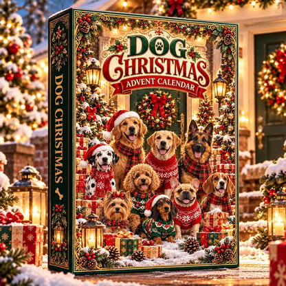 Dog Christmas Advent Calendar 2026, 24 Day Puppy Blind Box, Holiday Dog Countdown