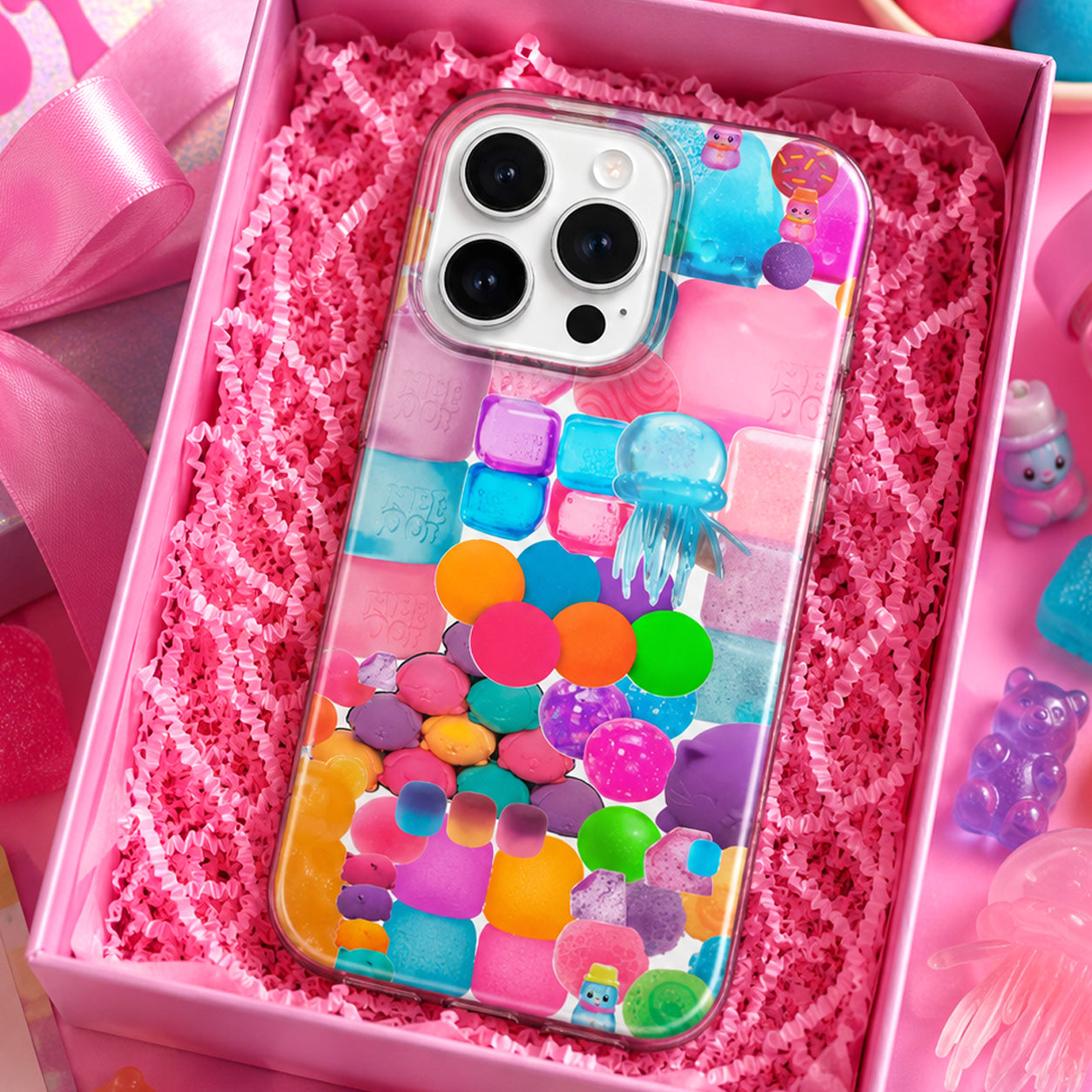 NeeDoh Pastel Candy Sensory Toys Phone Case
