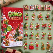 Grinch Christmas Advent Calendar 2026, 24 Acrylic Ornament Charms, Holiday Countdown Gift