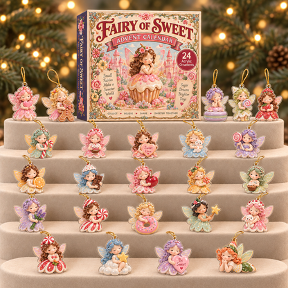 Fairy Of Sweet Advent Calendar 2026 - 24-Day Festive Countdown, Acrylic Charms Blind Box - Gift For Fairies Lovers