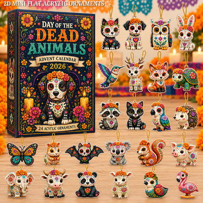 kull Animals Advent Calendar 2026 - 24-Day Festive Countdown, Acrylic Charms Blind Box - Gift For Family & Friends