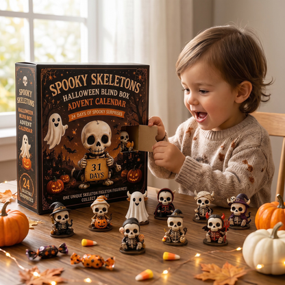 Spooky Skeletons Halloween Blind Box Advent Calendar