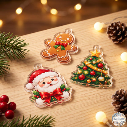 Personalized Xmas Icon Advent Calendar 2026 | 24 Day Christmas Blind Box with Custom Cover & 2D Name Charm