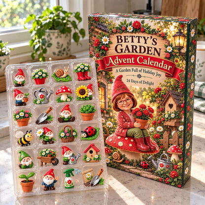 Personalized Garden Advent Calendar: Custom Photo Blind Box, 24 Days of Delight