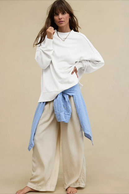 Oversized Crew Neck Hoodie