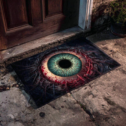 3D Monster Eyeball Horror Halloween Gate Doormat
