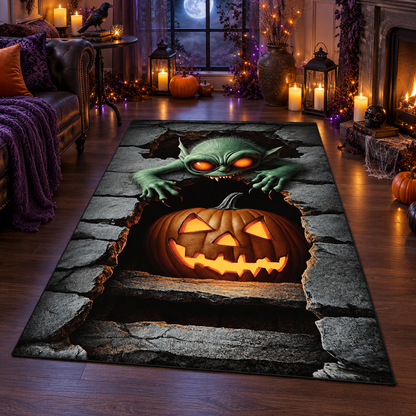 3D Spooky Halloween Area Rug