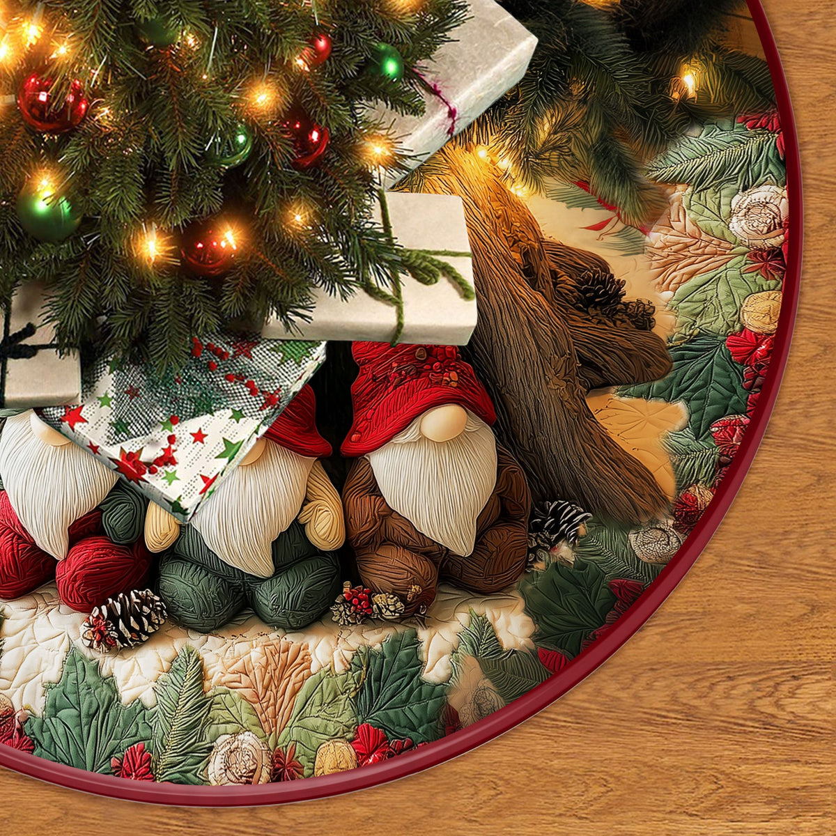 Gnomes Christmas Tree Skirt QFHH5051105