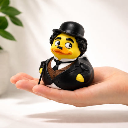 Chaplin Silent Film Rubber Duck Collectible