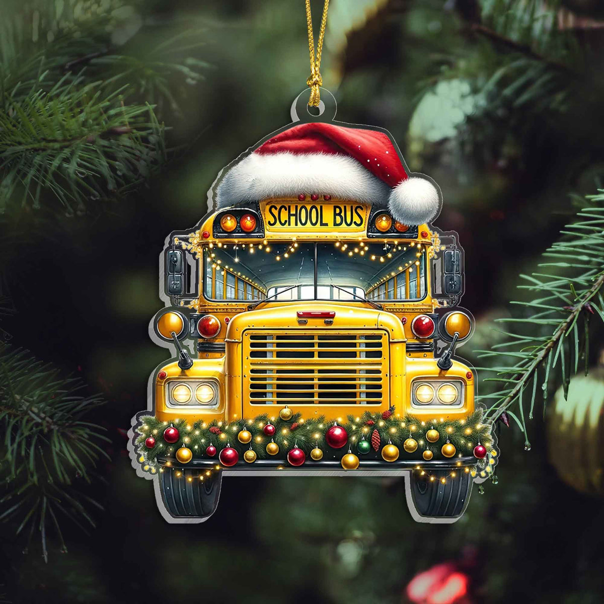 School Bus Driver Acrylic Ornament UKPY4291003
