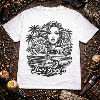 Low & Loyal Chicano Lowrider Graphic Tee