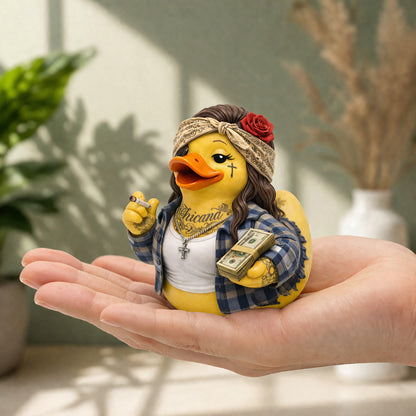 Chicana Tattooed Rubber Duck Collectible