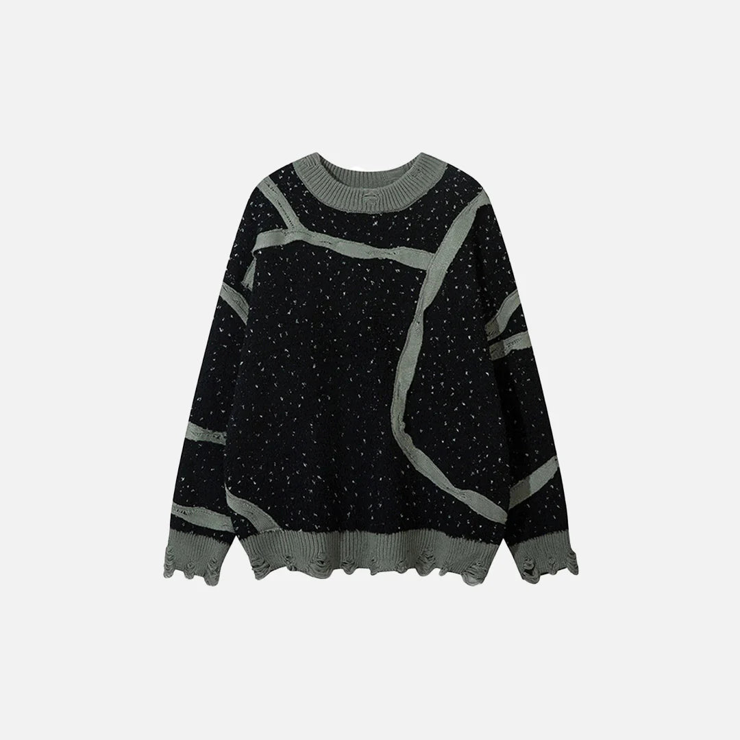 Y2K Cosmic Threads Sweater