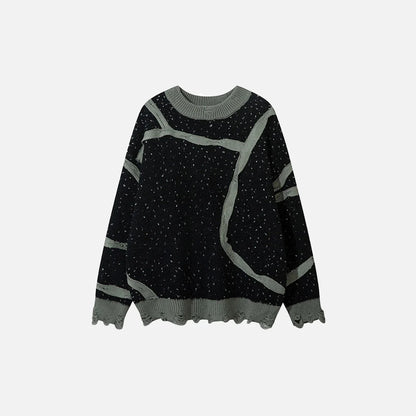 Y2K Cosmic Threads Sweater