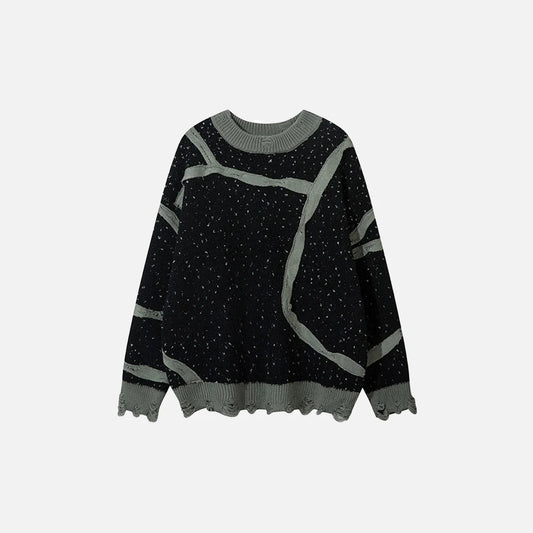 Y2K Cosmic Threads Sweater