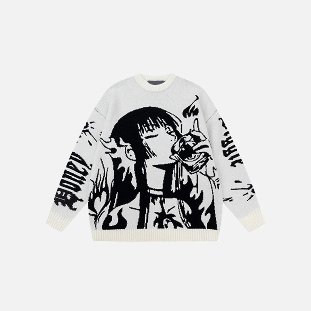 Manga Flame 01 Sweater