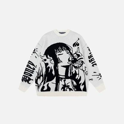 Manga Flame 01 Sweater
