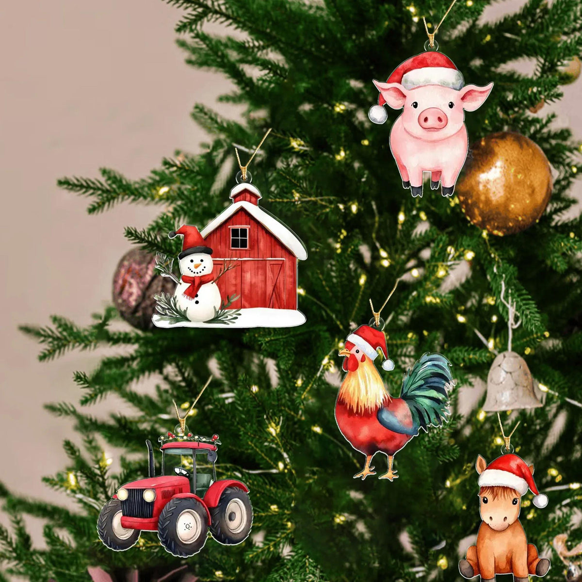 Personalized Farm Animal Advent Calendar 2025 Custom Name Christmas Countdown Box 24 Days of Holiday Fun for Kids and Families