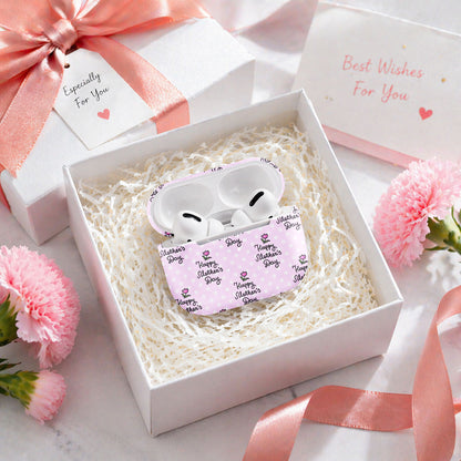 Pink Floral Happy Mother's Day AirPods Case