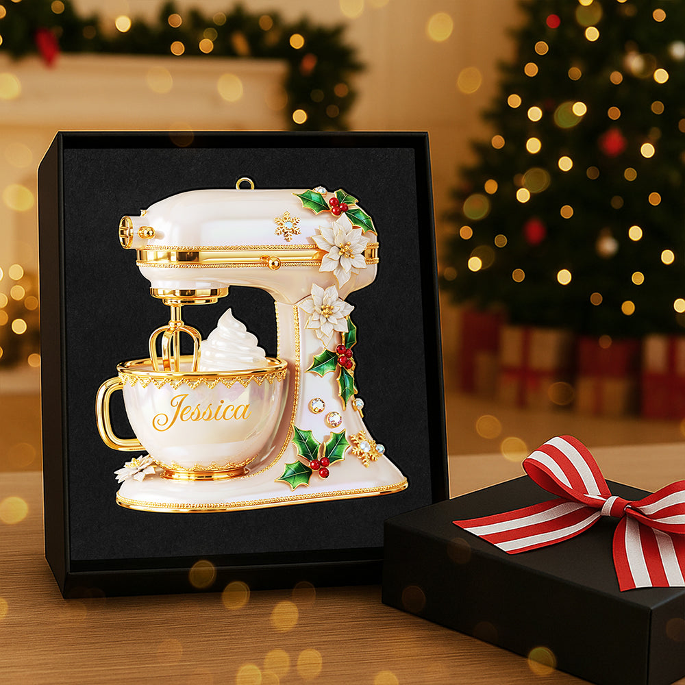 Personalized Gifts For Christmas - Baking Mixer Acrylic Ornament 02pgta091025