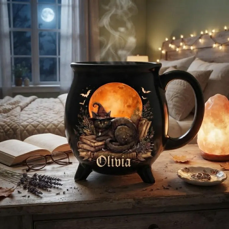Personalized Witch Cauldron Mug