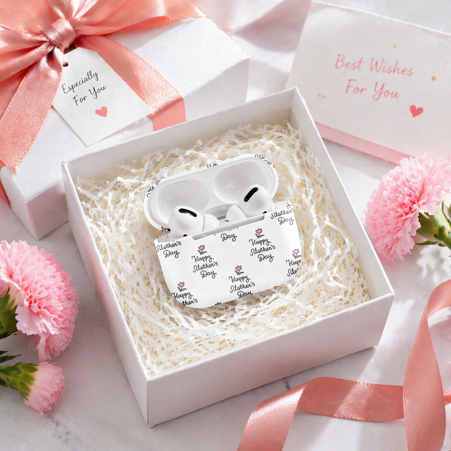 Happy Mother's Day Floral AirPods Case