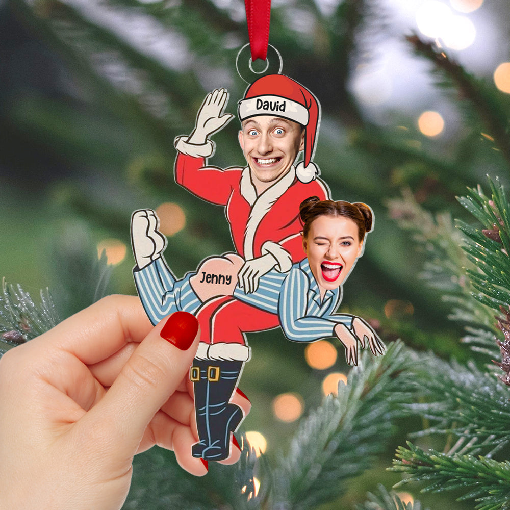 Custom Photo Gifts For Couple Christmas Ornament 05ohtn141024