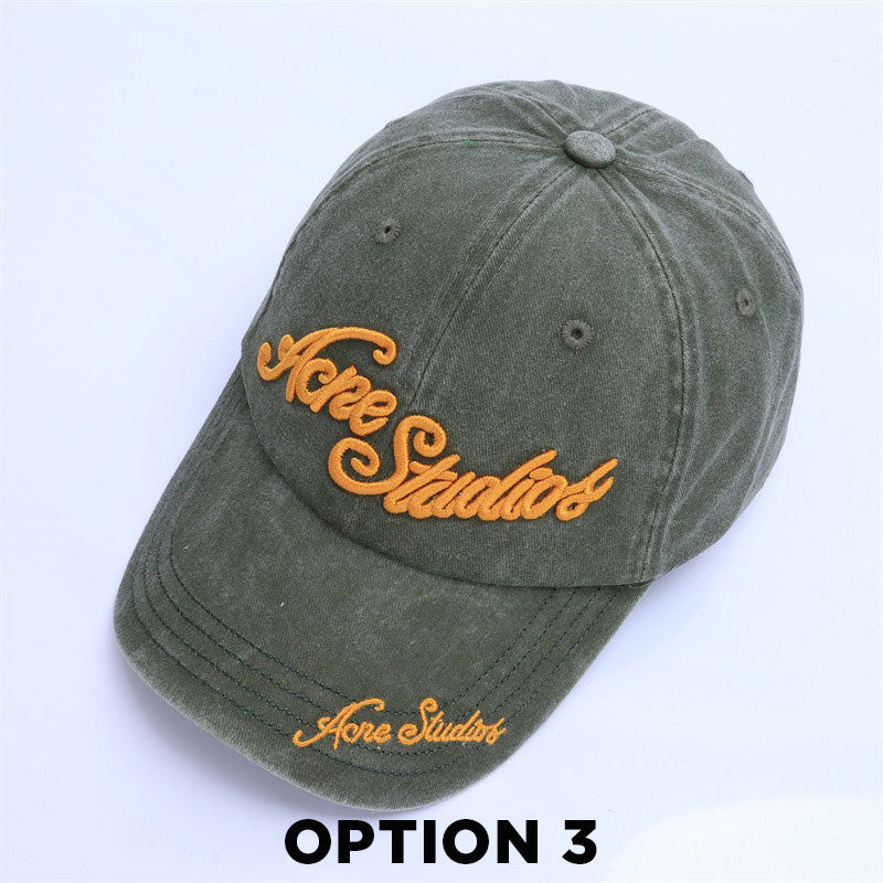 American Letter Embroidery Duckbill Baseball Cap