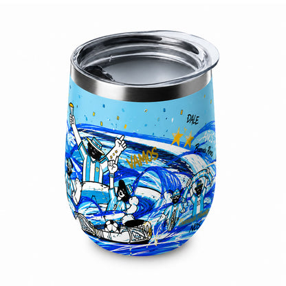 Argentina Football Insulated Wine Tumbler