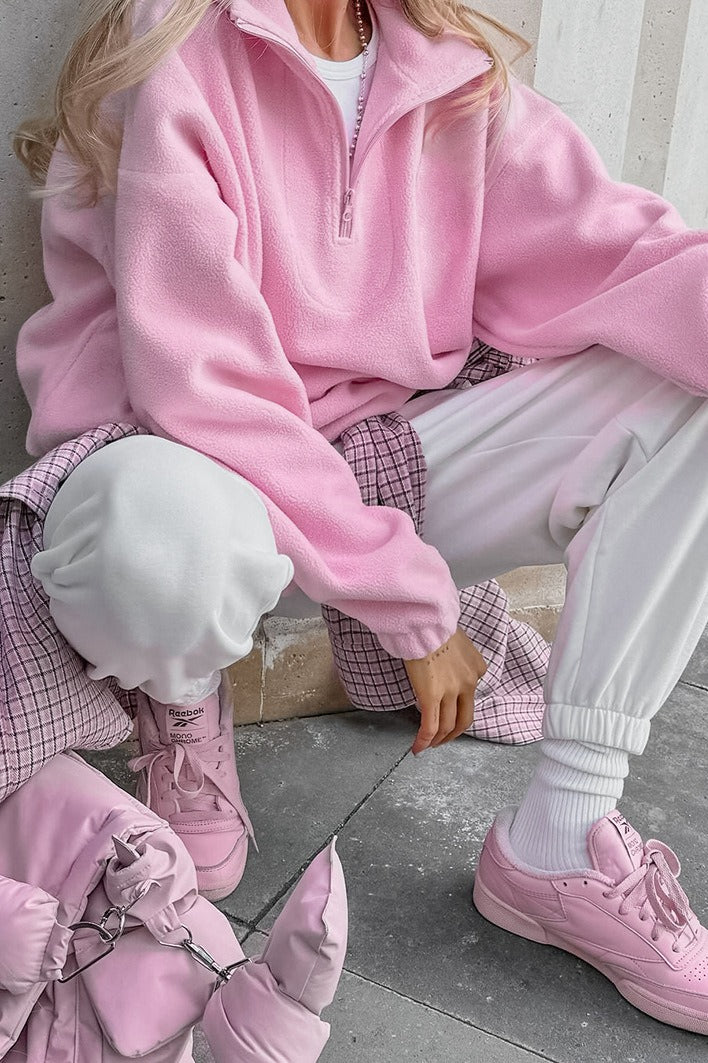 Fleece Quarter Zip Pullover