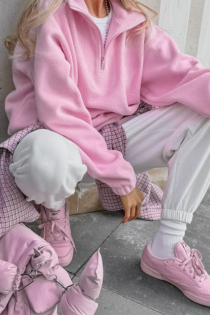 Fleece Quarter Zip Pullover