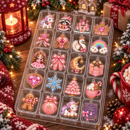 Personalized Unicorn Princess Blind Box Advent Calendar, 2026 Christmas Countdown, 24 Day Advent Gift, Unicorn Lover Gift