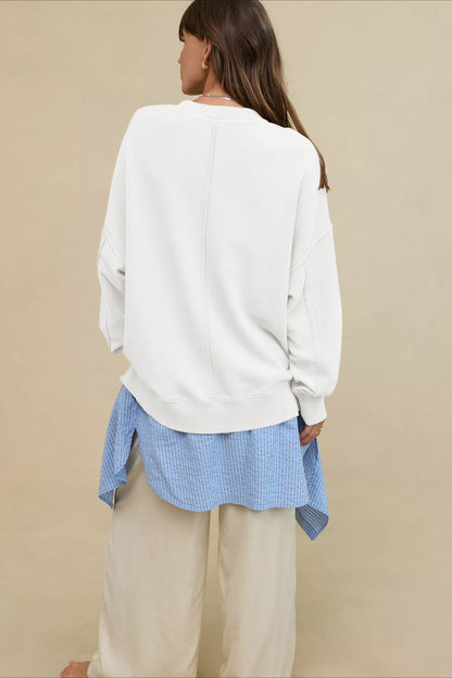 Oversized Crew Neck Hoodie