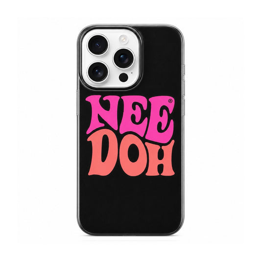 NeeDoh Classic Retro Logo Black Phone Case