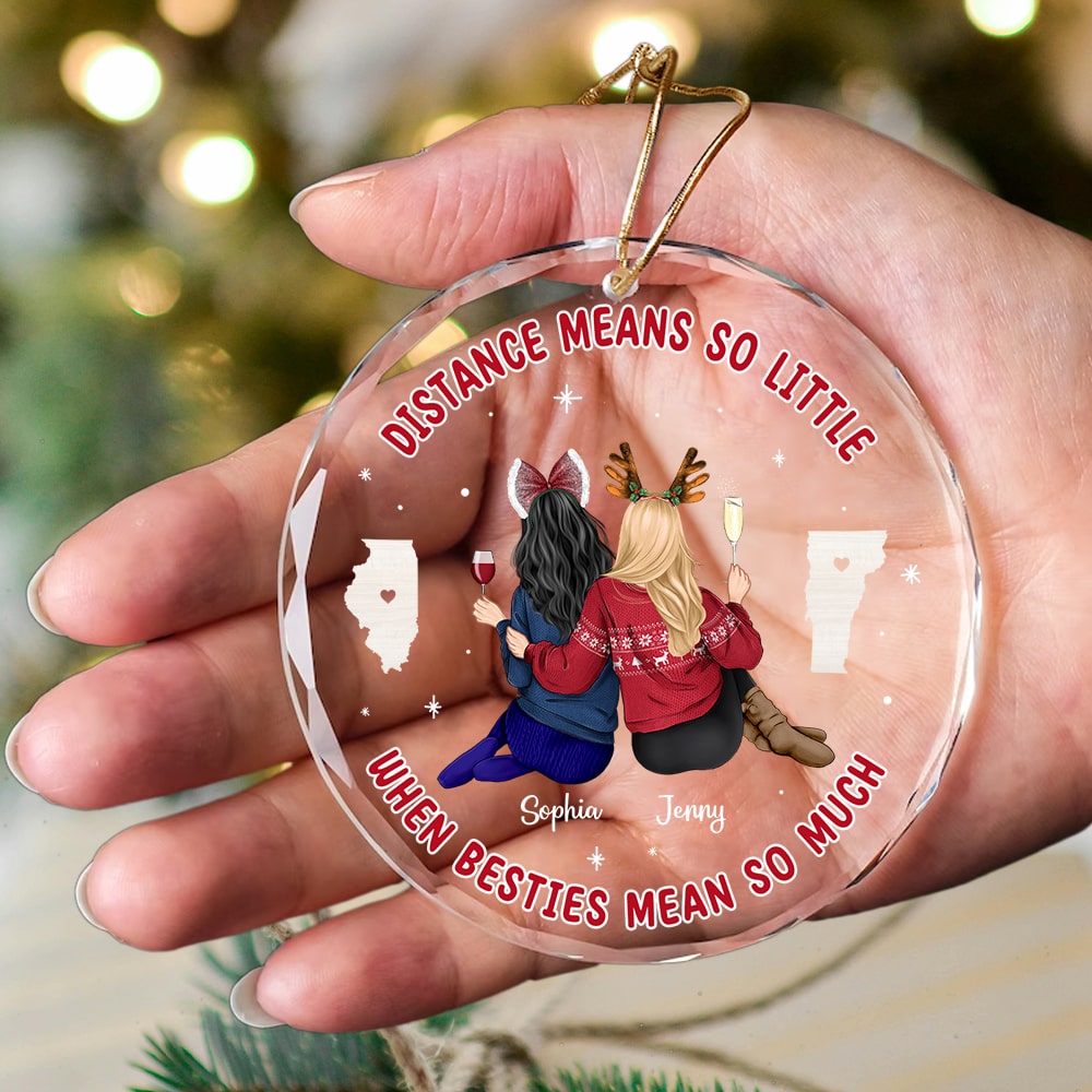 Personalized Gifts For Besties Christmas Ornament 02pgtn071024
