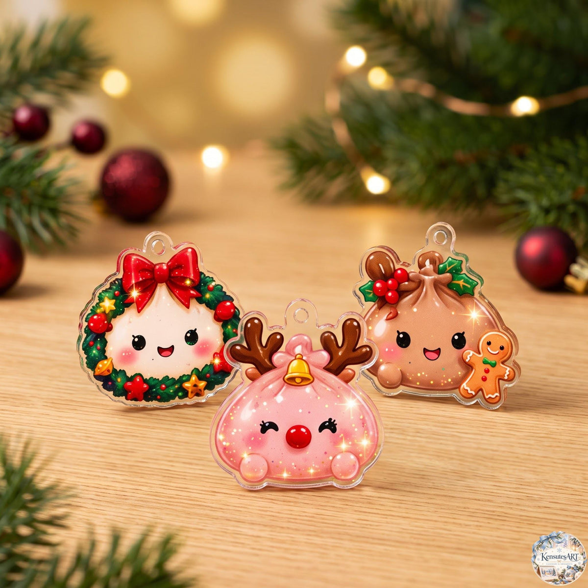 Dumpling Squishy Advent Calendar 2026 | 24 Day Christmas Countdown with Personalized 2D Ornament