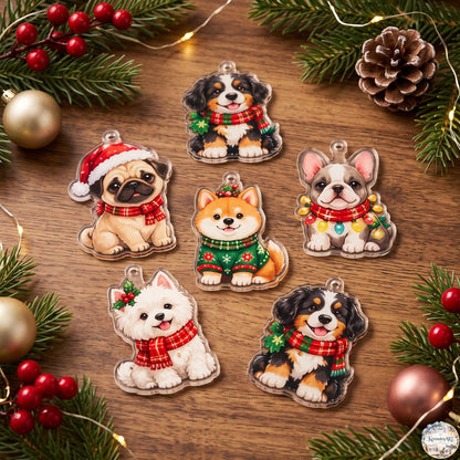 Dog Christmas Advent Calendar 2026 | 24 Day Countdown Gift Box with Personalized 2D Ornament