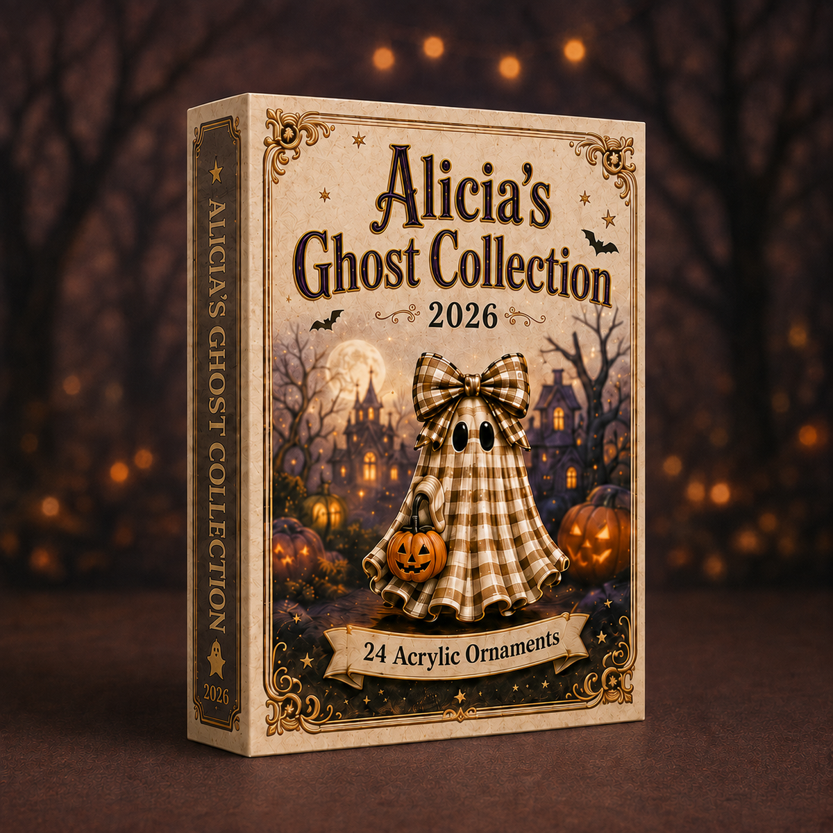 Ghost Collection Advent Calendar 2026 - 24-Day Festive Countdown, Acrylic Charms Blind Box - Gift For Family & Friends
