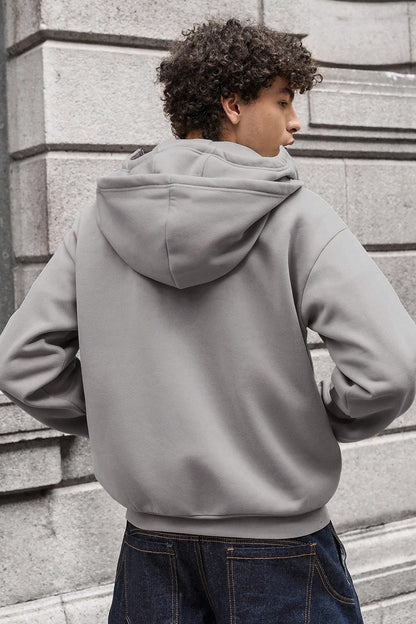 Star Detail Zip Hoodie