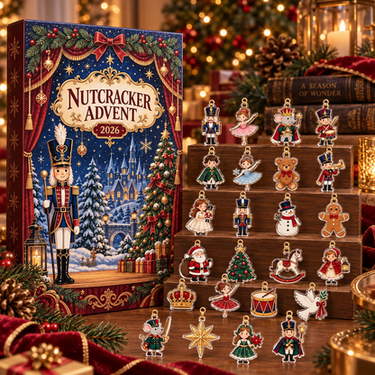 Nutcracker Advent Calendar 2026, Ballet Soldier Ornaments, Festive Xmas Gift