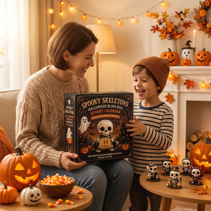 Spooky Skeletons Halloween Blind Box Advent Calendar