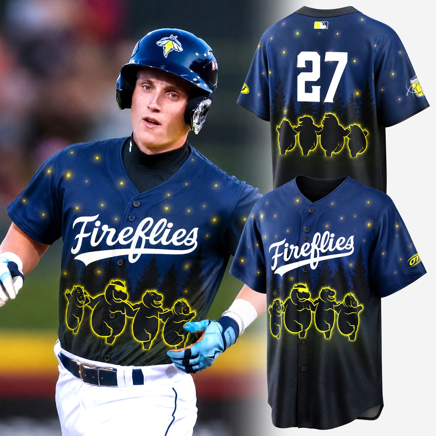 New Arrival 2026 Columbia Fireflies Synchronized Hippos Jersey