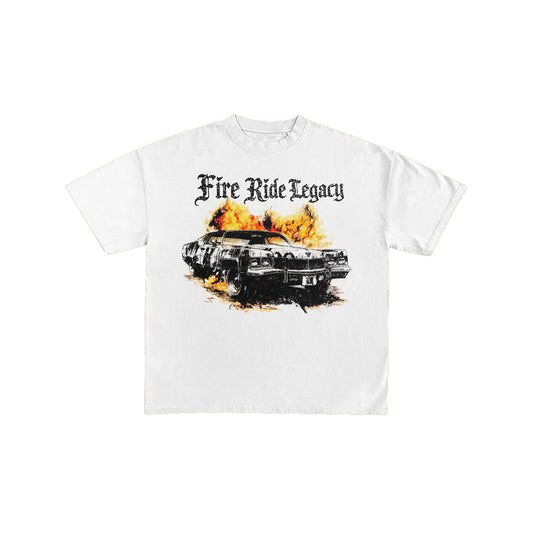 Fire Ride Legacy Vintage Muscle Car Graphic Tee
