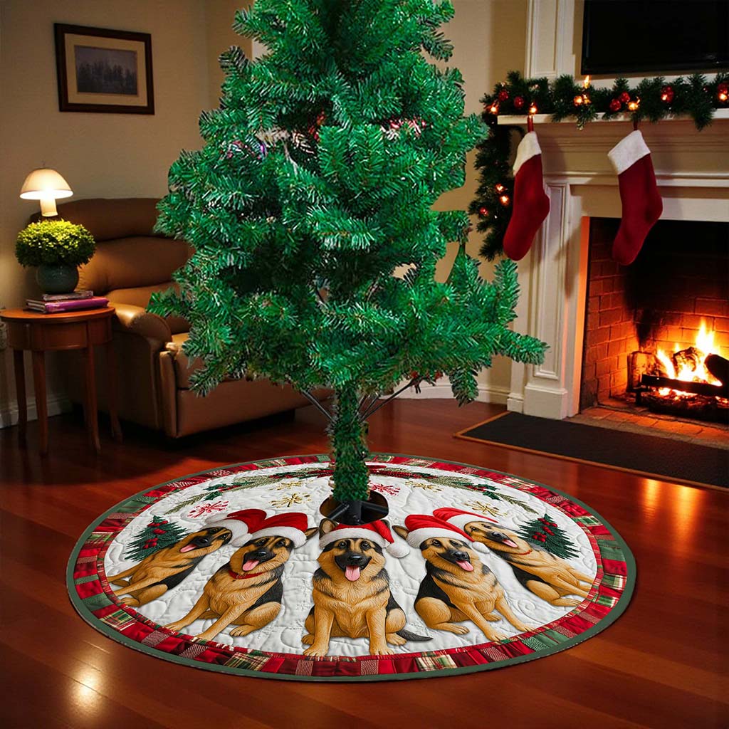 German Shepherd Christmas Tree Skirt UKHA5061101