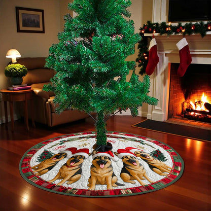 German Shepherd Christmas Tree Skirt UKHA5061101