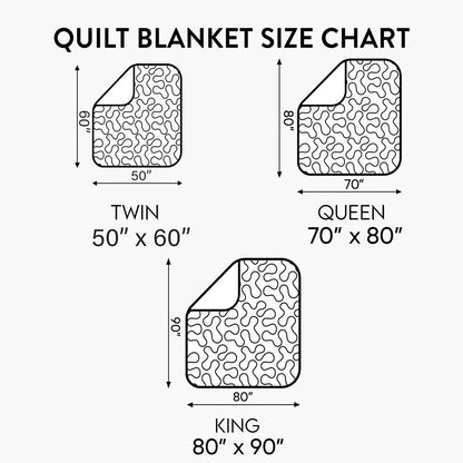 Santa Claus Christmas Quilted Blanket QFPY5041103