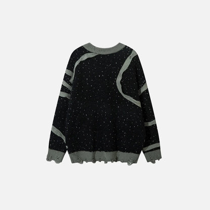 Y2K Cosmic Threads Sweater